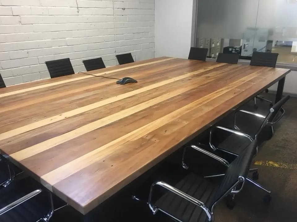 a table with chairs around it